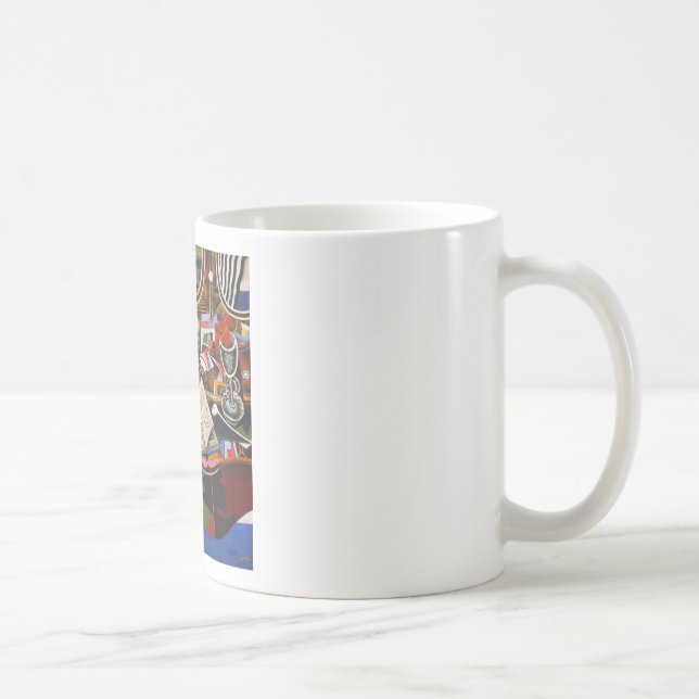 Horse Pipe Red Flower av Joan Miro Kaffemugg (Höger)