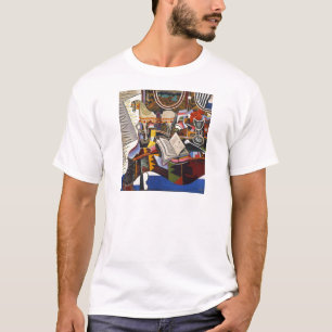 Horse Pipe Red Flower av Joan Miro T-shirt
