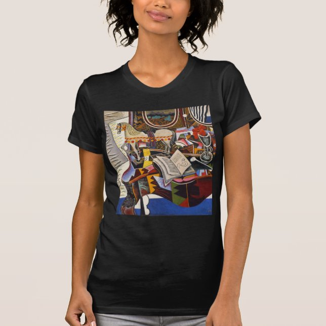 Horse Pipe Red Flower av Joan Miro Tee Shirt (Framsida)