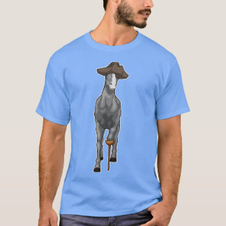 Horse Pirat Wooden leg T Shirt
