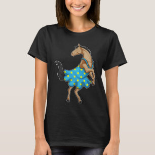 Horse Polka dots Dress T Shirt