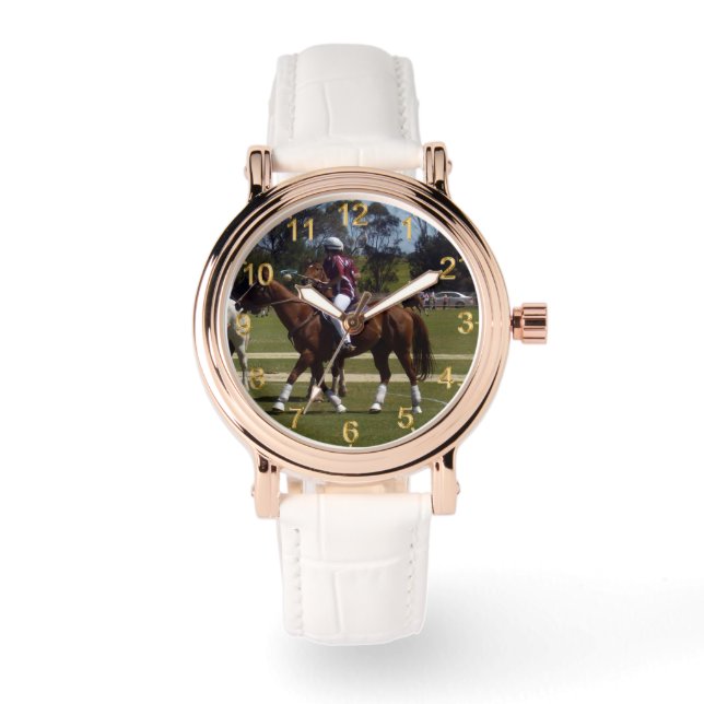 Horse Polo Lacrosse Armbandsur (Framsida)