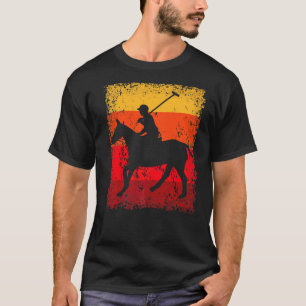Horse Polo Sport Horse Riding Vintage Retro T Shirt