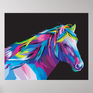 Horse pop poster