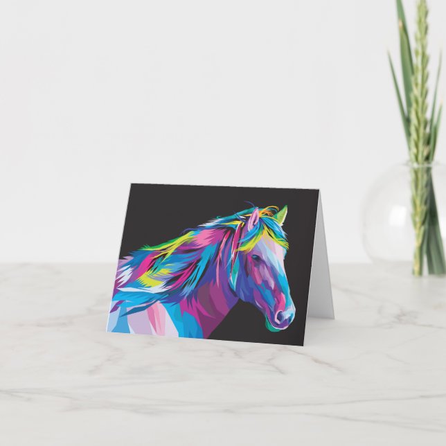 Horse pop tack kort (Framsida)