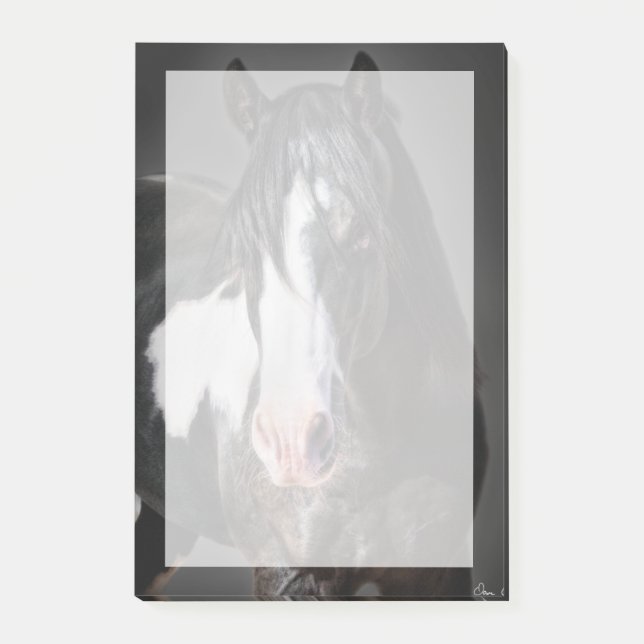 Horse Porträtt II Post-it Block (Framsida)