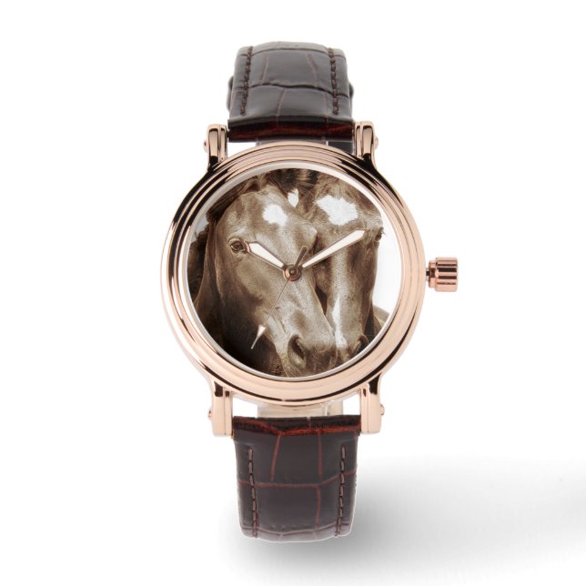 Horse Porträtt III Armbandsur (Framsida)