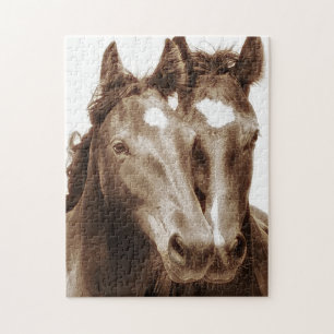 Horse Porträtt III Pussel