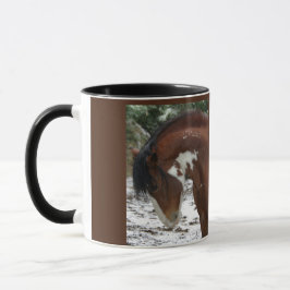 Horse Porträtt med Namn Mugg
