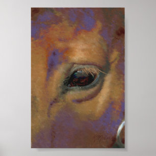 Horse Porträtt Poster