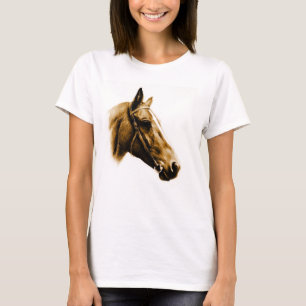 Horse Porträtt T-shirt