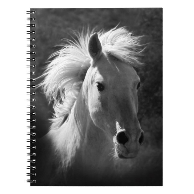 Horse Porträtt V Anteckningsbok (Framsidan)