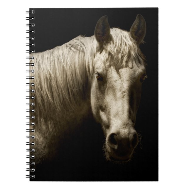 Horse Porträtt VI Anteckningsbok (Framsidan)