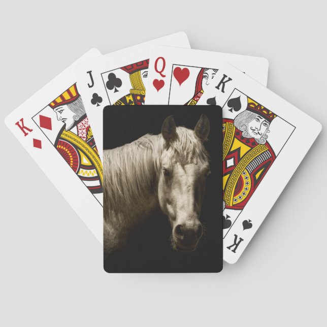 Horse Porträtt VI Casinokort (Baksidan)