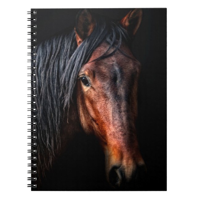 Horse Porträtt VII Anteckningsbok (Framsidan)
