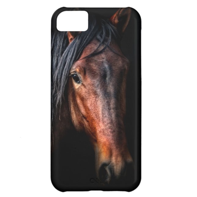 Horse Porträtt VII Case-Mate iPhone Skal (Baksidan)