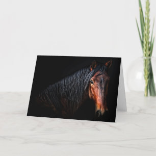 Horse Porträtt VII Kort