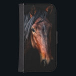 Horse Porträtt VII Samsung S4 Plånboksfodral<br><div class="desc">Djur</div>