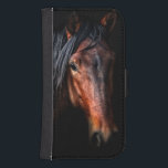 Horse Porträtt VII Samsung S4 Plånboksfodral<br><div class="desc">Djur</div>