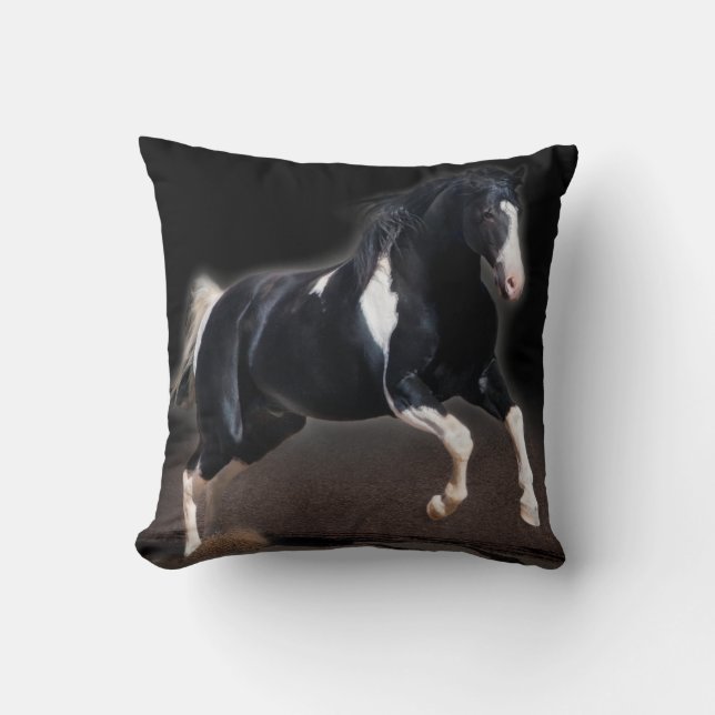 Horse Porträtt VIII Kudde (Framsida)