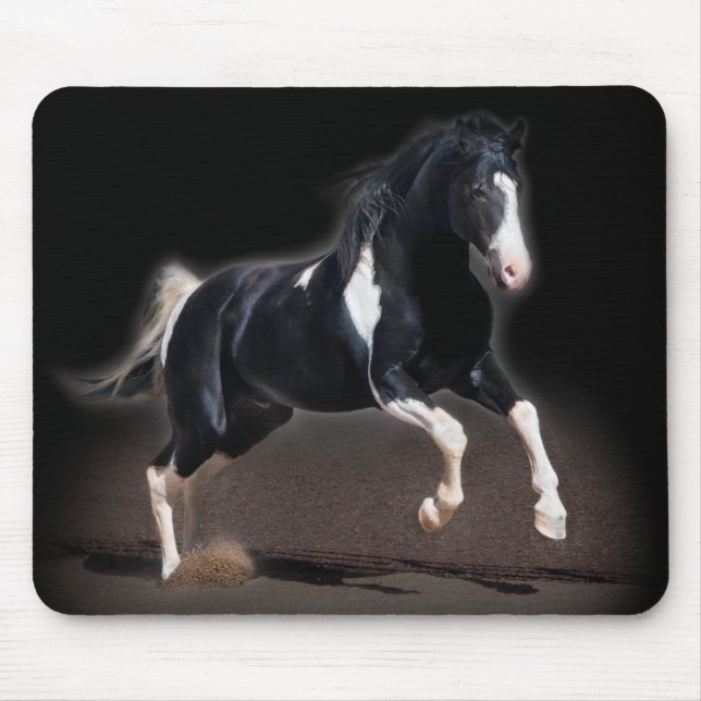 Horse Porträtt VIII Musmatta (Framsidan)