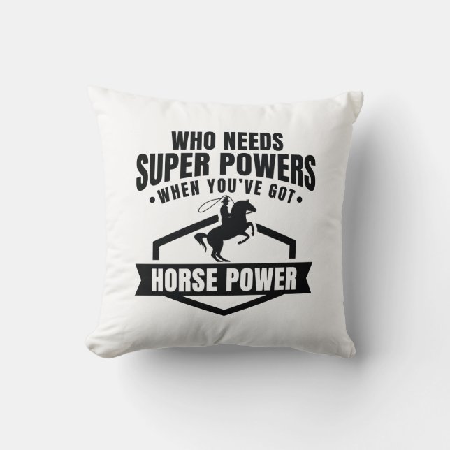 Horse Power Kudde (Framsida)