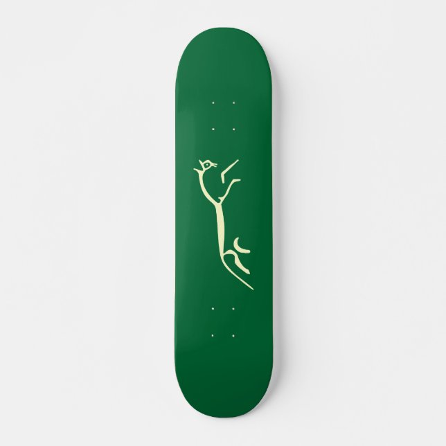 Horse Power - Retro Mini Skateboard Bräda 18,5 Cm (Framsida)