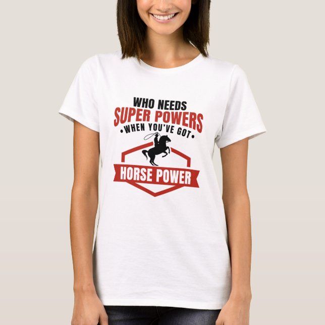 Horse Power T Shirt (Framsida)
