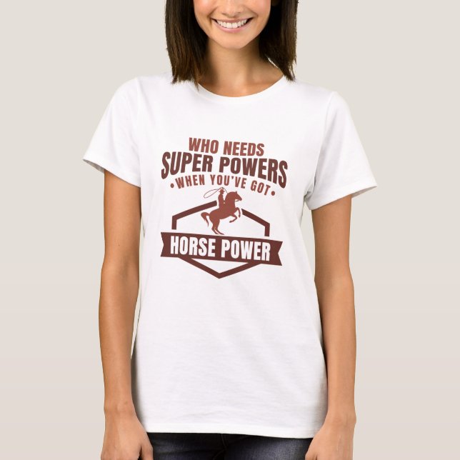 Horse Power T Shirt (Framsida)