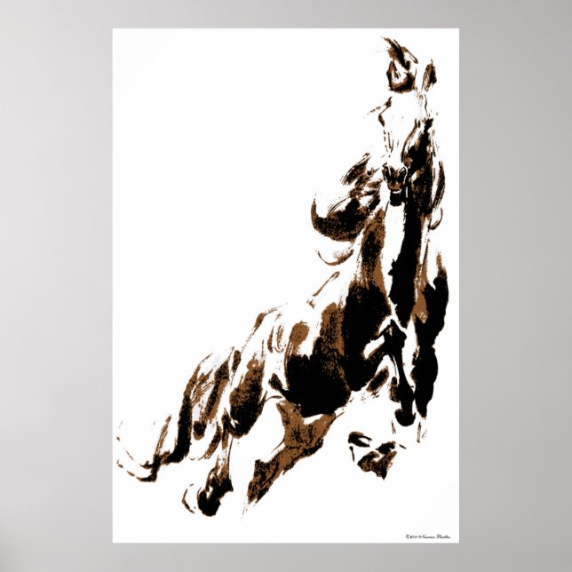 Horse Print Poster (Framsidan)