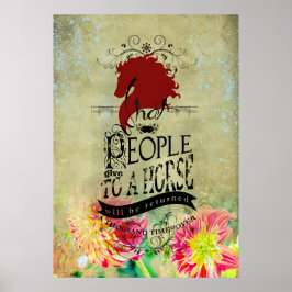 Horse Quote - Poster