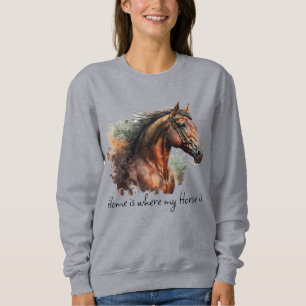 Horse Quote Watercolor Anpassningsbar Photo Riding T Shirt