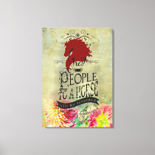 Horse Quote - Wrapped Canvas