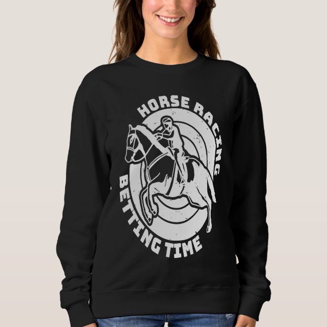Horse Racing Betting Time Horse Racing Betting T Shirt (Framsida)