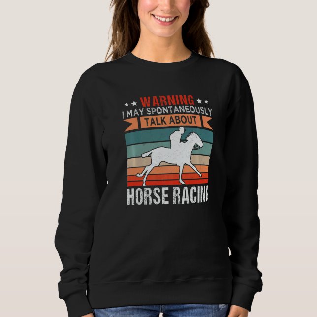 Horse Racing Jockey Horseback Riding Barrel Racer T Shirt (Framsida)