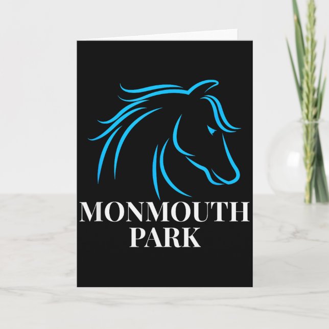 Horse Racing Monmouth Park Oceanrt New Jersey Hors Kort (Framsida)
