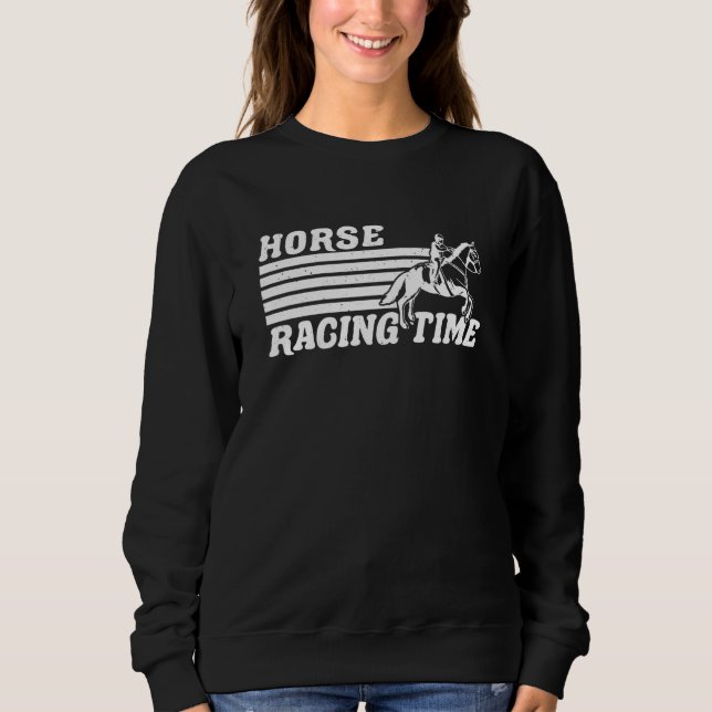 Horse Racing Time Horse Racing Betting T Shirt (Framsida)