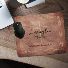 Horse Ranch Business Anpassade Kor Logotyp Musmatta