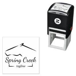 Horse Ranch | Horse Farm Självfärgande Stämpel