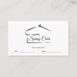 Horse Ranch | Horse Farm Tidsbeställning Kort