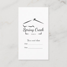 Horse Ranch | Horse Farm Tidsbeställning Kort