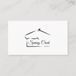 Horse Ranch | Horse Farm Visitkort