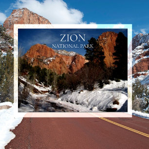Horse Ranch Mountain, Zion National Park Postcard Vykort