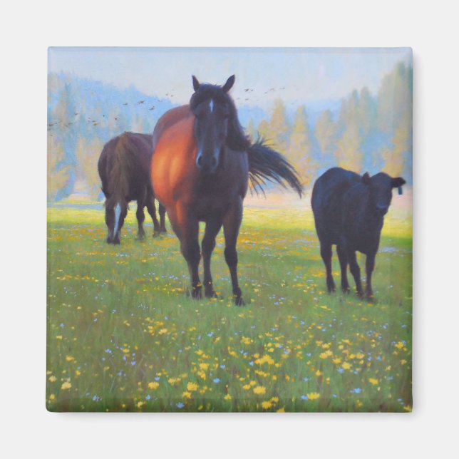 Horse Refrigerator Magnet (Framsidan)