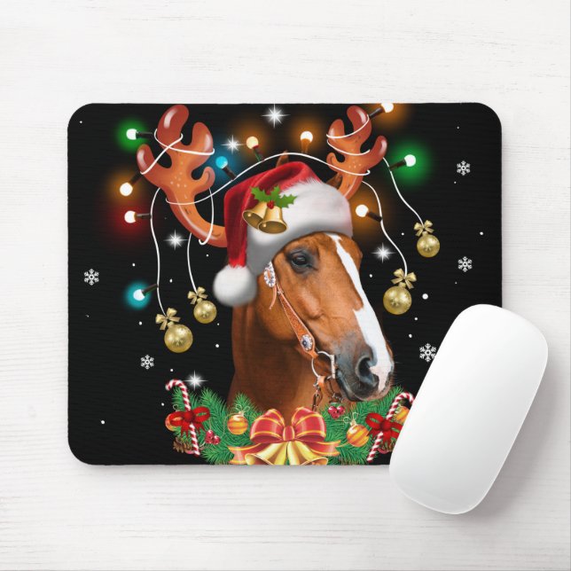 Horse Reindeer Musmatta (Med mus)