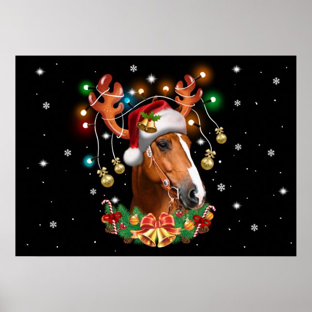 Horse Reindeer Poster (Framsidan)