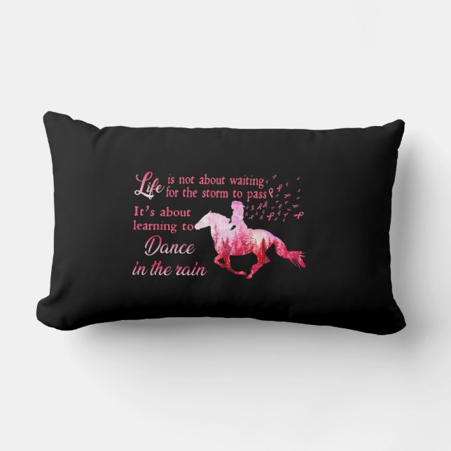 Horse Ribbon Rosa Gifts Wo Lumbarkudde (Framsida)