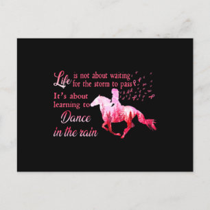 Horse Ribbon Rosa Gifts Wo Vykort