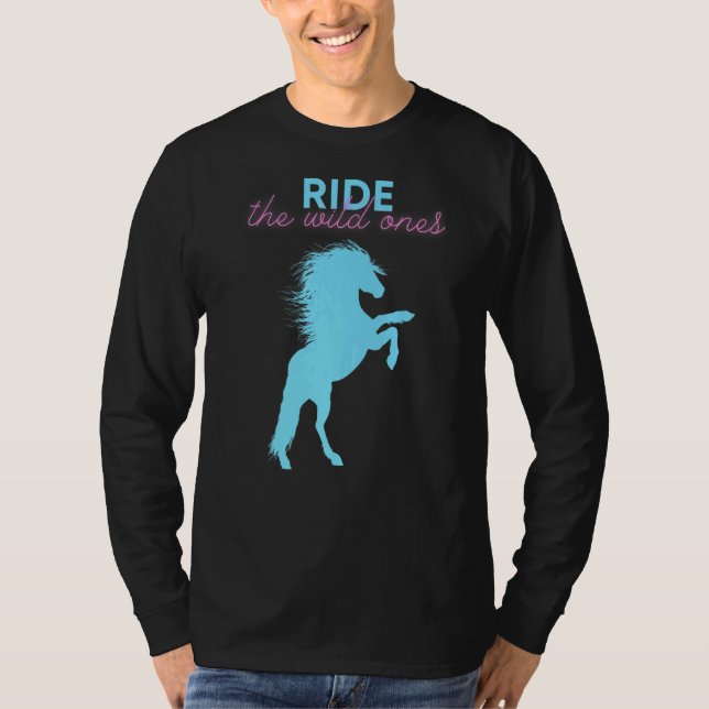Horse Ride Vild Ones T Shirt (Framsida)
