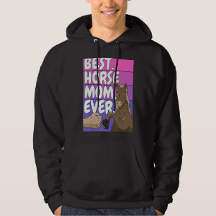 Horse Rider Best Horse Mamma någonsin Hoodie